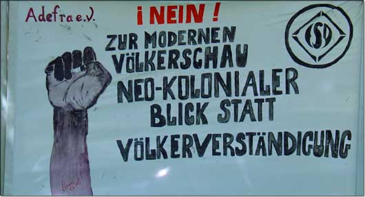 Transparent - Nein zur modernen V�lkerschau